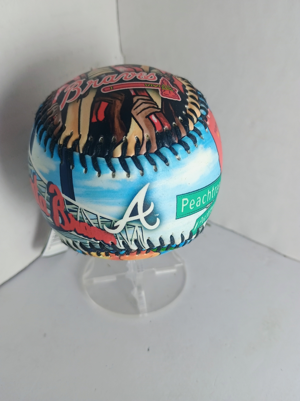 Atlanta Braves Decorative Baseball - Multicolor